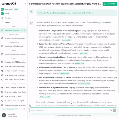 Click the copy button to copy individual sources or full answers including the cited sources.