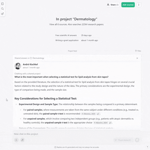 Branch from your or a colleague’s saved answer to start a new chat and build on gained insights. Branch from your or a colleague’s saved answer to start a new chat and build on gained insights.