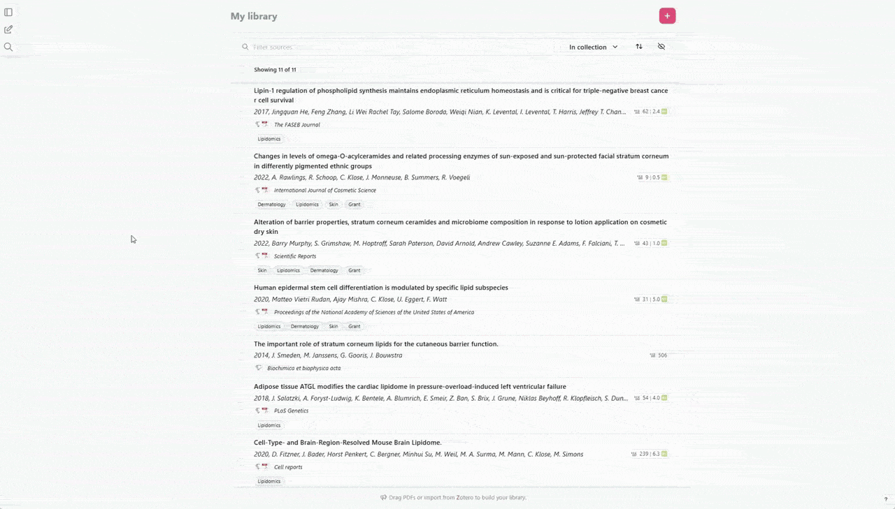 This is why you can now edit the metadata for papers stored in your library: to ensure that your sources remain identifiable and that answers generated from them feature citation marks and reference lists as you require them.